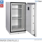 Paper Star Plus 2 Armari Contra Incendis (141 L) - Grau de prova contra robatoris I / Prova de resistència al foc 120 min