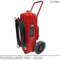Pulverslukker 50 kg - Vogn