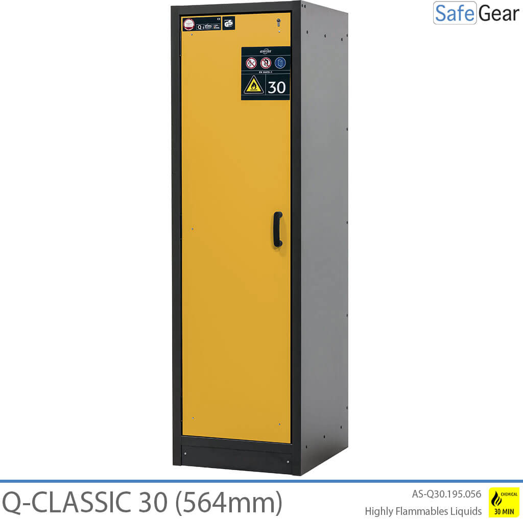 Q-CLASSIC 30 - 3 prestatges (380 L) / Resistent al foc durant 30 minuts