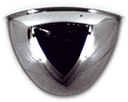 Quarter 90° Dome Mirror Stainless Steel - IFS Certified - Diameter 60 cm
