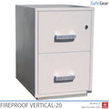 fireproof vertical storage 2 drawers