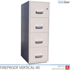 fireproof vertical 40 document cabinet with the code lock