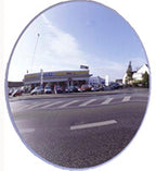 Round industrial mirror 80 cm