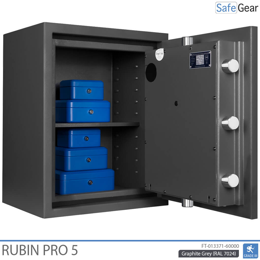 Rubin Pro 5 - Caixa forta de seguretat (57 Liters) - Prova contra el robatori Grau 3
