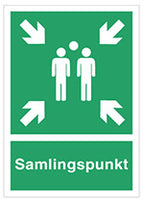Samlingspunkt  297 x 210 mm -  Plast