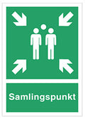Samlingspunkt  297 x 210 mm -  Selvklæbende vinyl