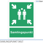 Samlingspunkt  297 x 210 mm -  Plast
