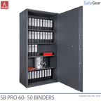 SB Pro 60 Fireproof Safe (50 Binders) - Key Lock