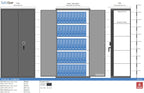 Caja fuerte SB Pro 80 (50 archivadores) - Puerta doble