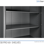 SB Pro 60 Fireproof Safe (50 Binders) - Code Lock