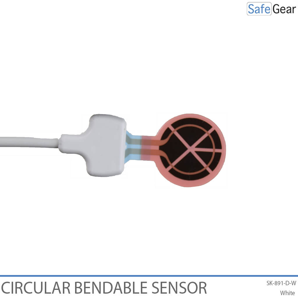 Sensor circular d'etiqueta flexible