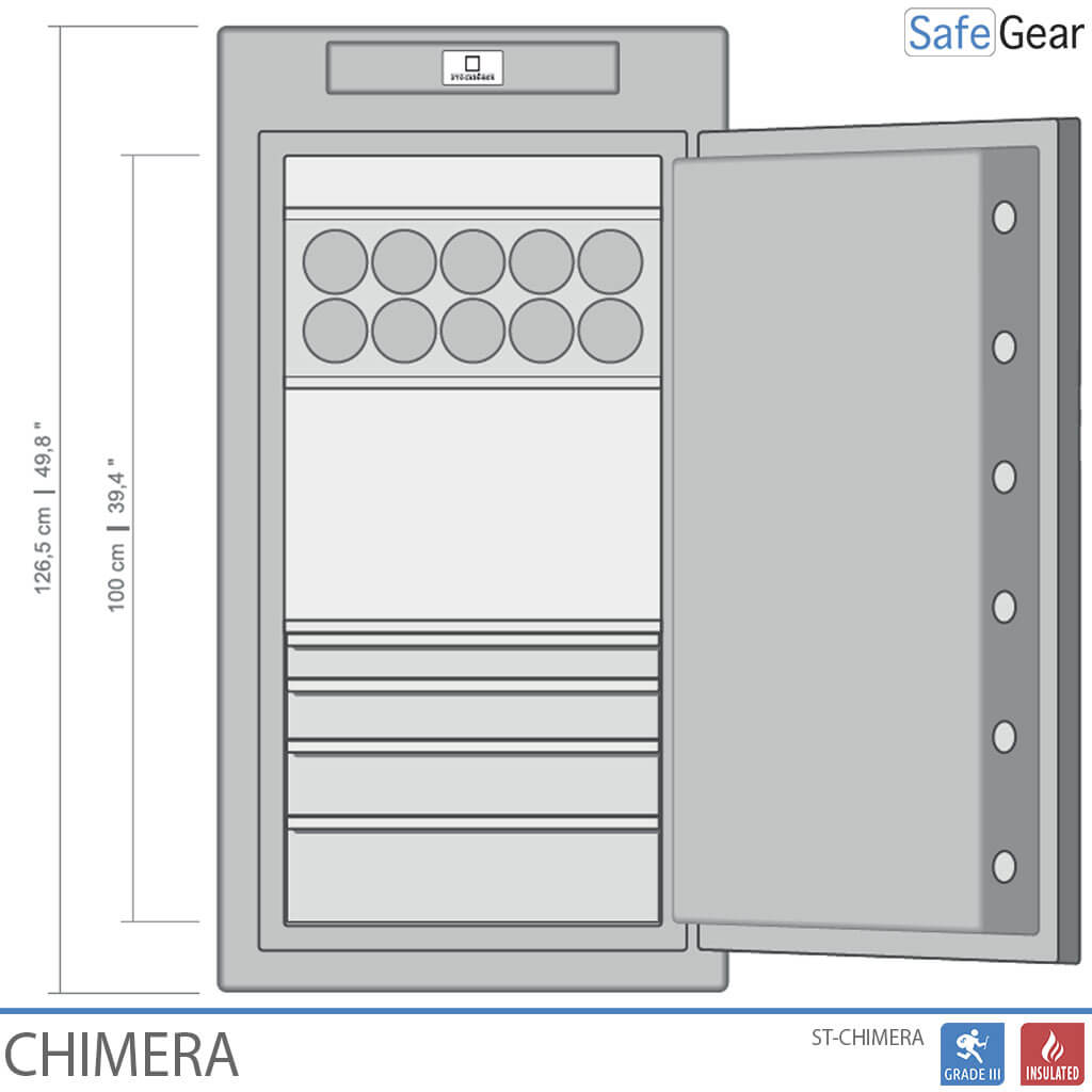 Caixa Forta De Luxe - CHIMERA - Pany electrònic