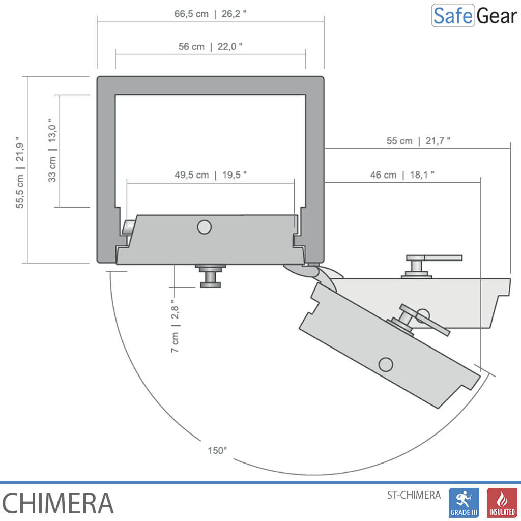 Caixa Forta De Luxe - CHIMERA - Pany electrònic