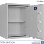 Topas Pro 20 Caixa forta (125 L) - Prova de robatori Grau II