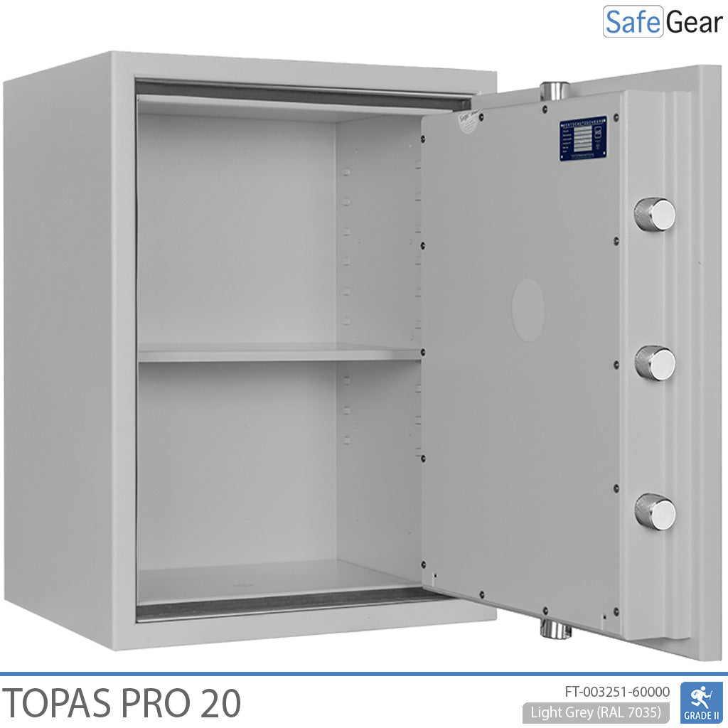 Topas Pro 20 Caixa forta (125 L) - Prova de robatori Grau II