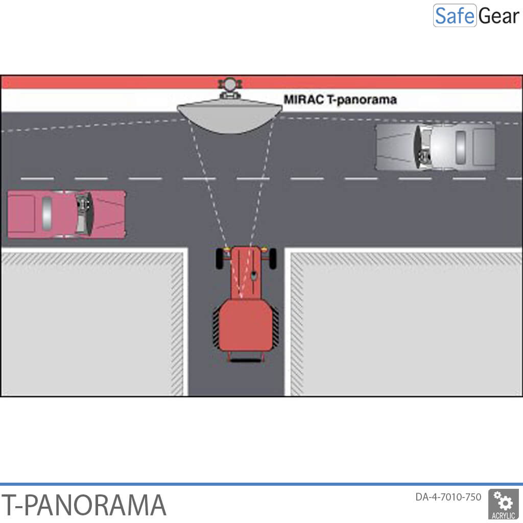 Verkehrsspiegel – T Panorama 78-x-40-x-16 cm