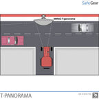 Verkehrsspiegel – T Panorama 78-x-40-x-16 cm