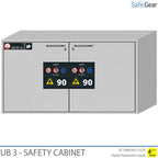 UB 3 - Safety Cabinet (222 L) - Fire test 90 min - Key Lock