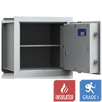 Caixa forta de paret VCO 5 (43 L) - Prova de robatori Grau 1 - Gris clar - Pany Electrònic