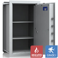 Caixa forta de paret VCO 8 (85 L) - Prova de robatori Grau 1 - Gris clar - Pany Electrònic