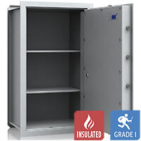 Caixa forta de paret VCO 10 (139 L) - Prova de robatori Grau 1 - Gris clar - Pany Electrònic