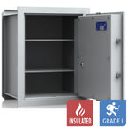 Caixa forta de paret VCO 6 (61 L) - Prova de robatori Grau 1 - Gris clar - Pany Electrònic
