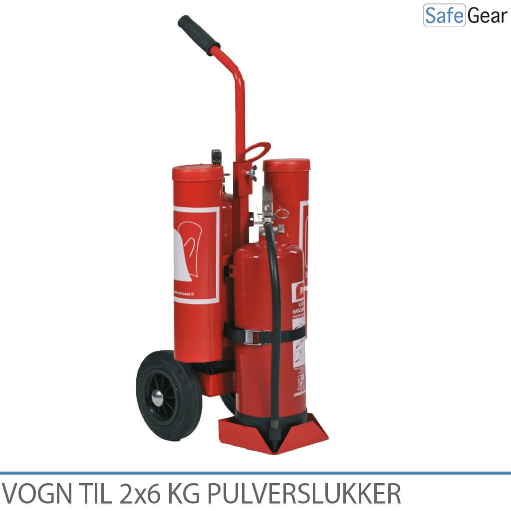 Carro per a Extintor (2 x 6 kg) i Manta Ignífuga / rentat ocular