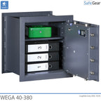 Wega 40-380 Caixa forta de paret (50L) - prova de robatori Grau I